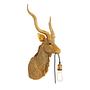 Animal Goat Wandleuchte Aluminium Polyresin Gold 3