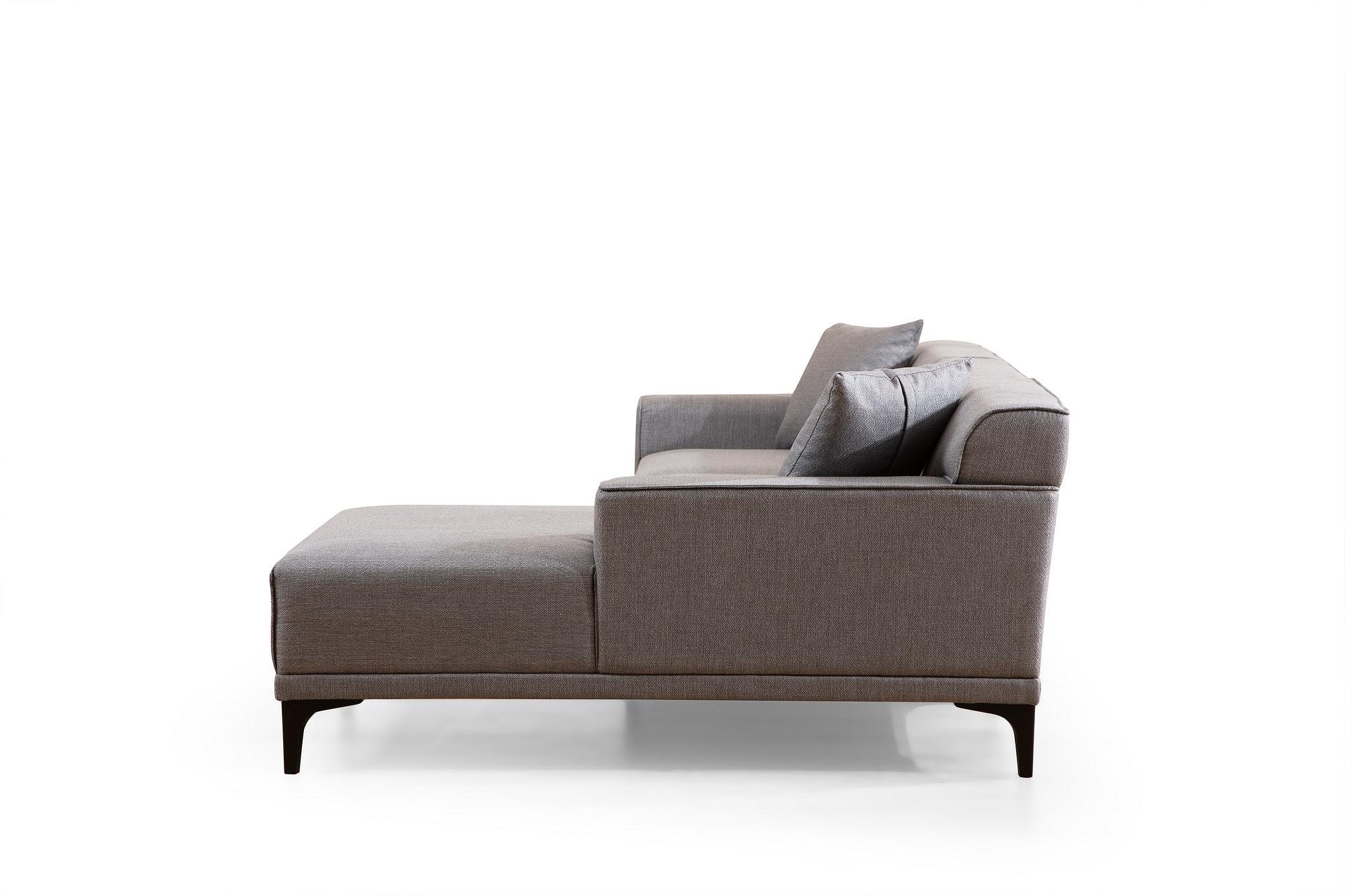 Petra R Corner Sofa Light Grey 7