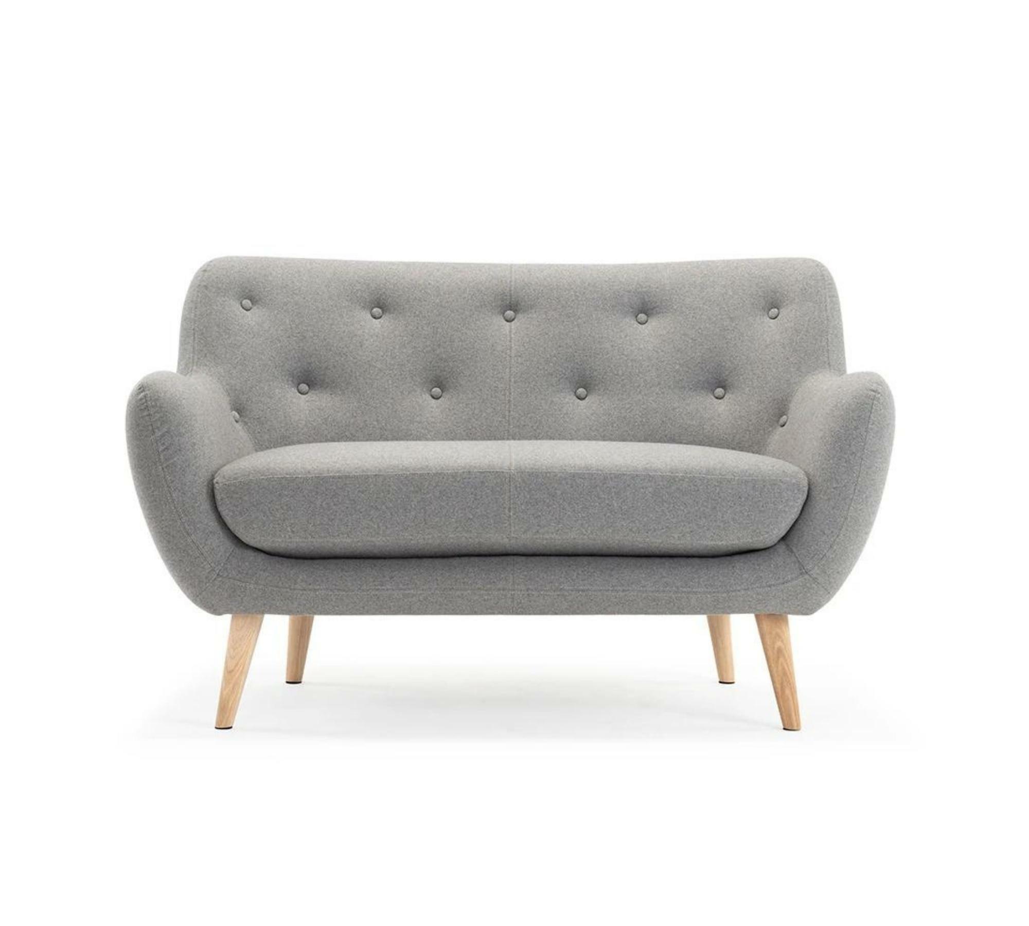 Herman Sofa 2-Sitzer Elliot Light Grey 0