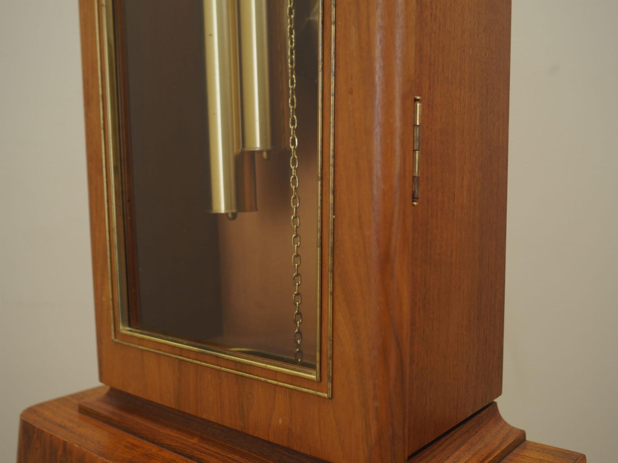 Vintage grandfather clock pine wood 8