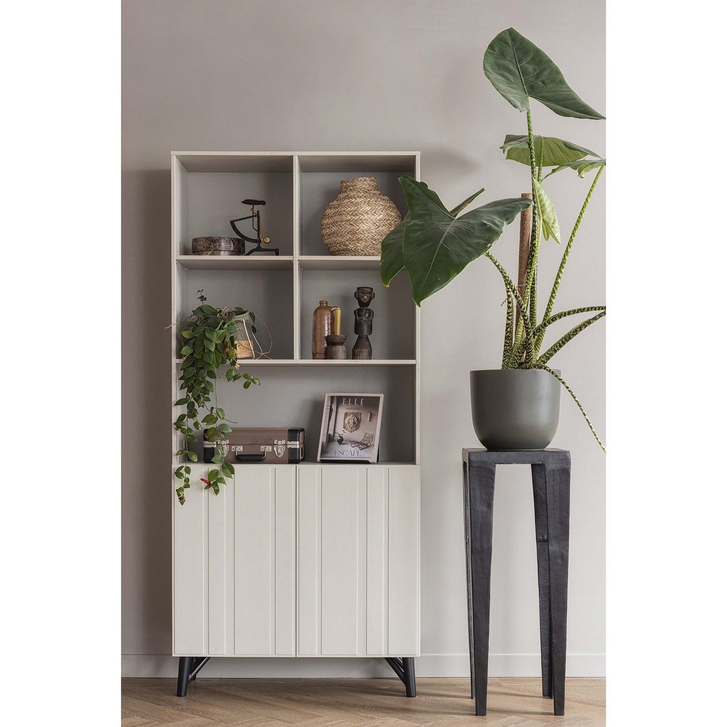 Miller 2-Türiges Regal mit Schrank 1