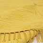 Happy Cotton Teppich Baumwolle Gelb 70 x 140 cm 3