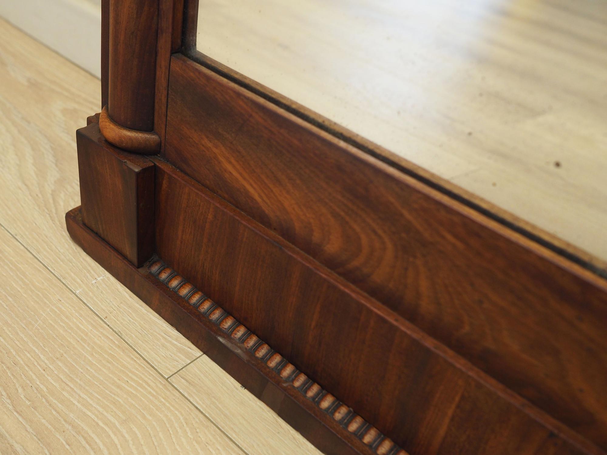 Mirror with wooden frame 1970s 11