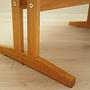 Dining table ash wood 1970s 11