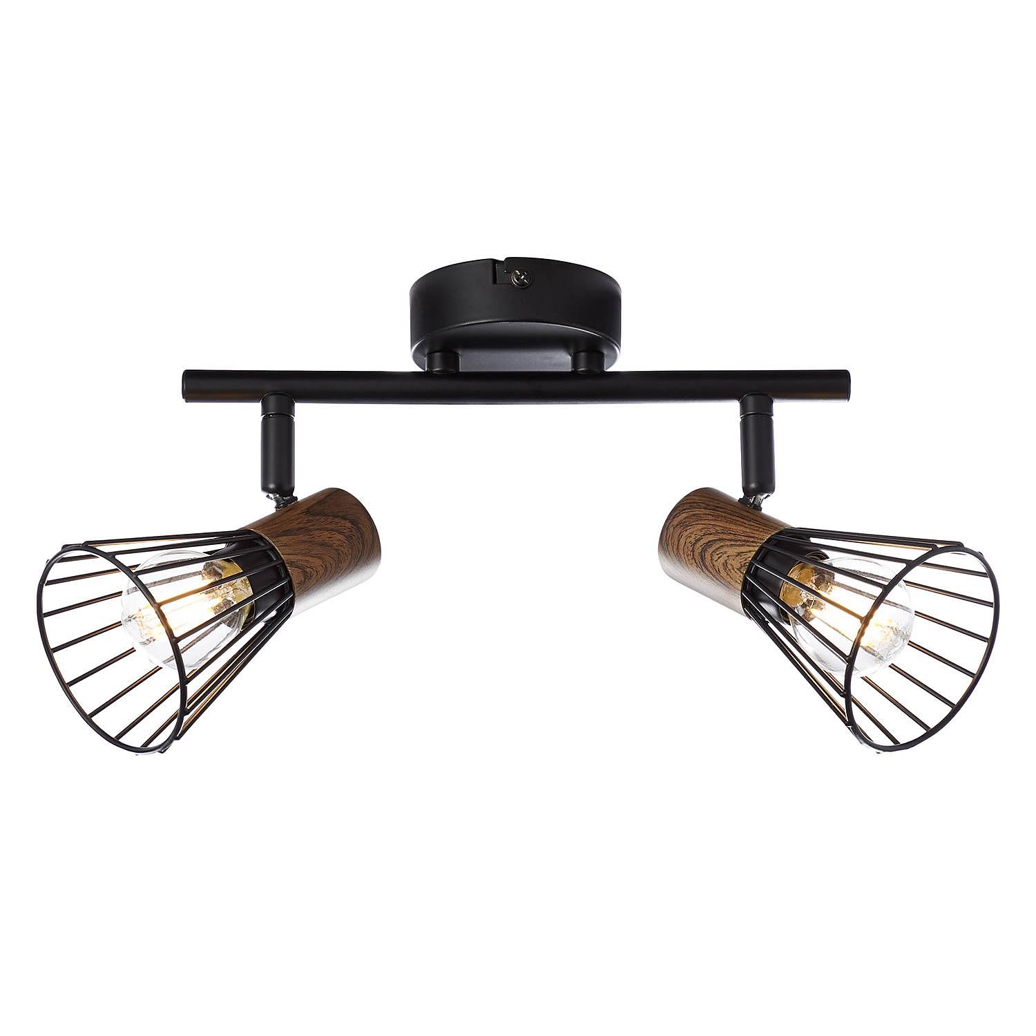 Ceiling light Manama I 2-light steel 0