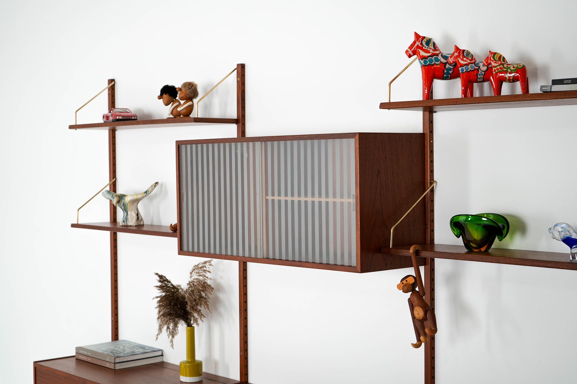 Modulares Teak-Regalsystem 60er Jahre Hansen & Guldborg 5