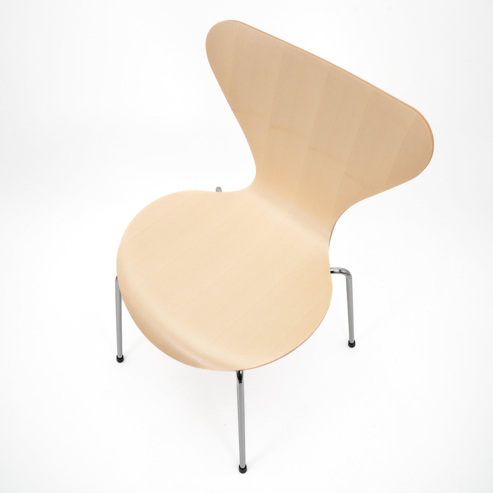 Serie 7 Stuhl Chrom Ahorn von Fritz Hansen 4