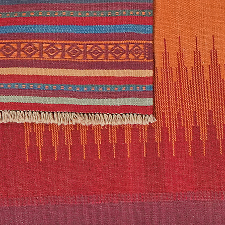 Kilim Gashgai Teppich Mehrfarbig 4
