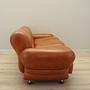Sofa Leder Rot 1970er Jahre 5