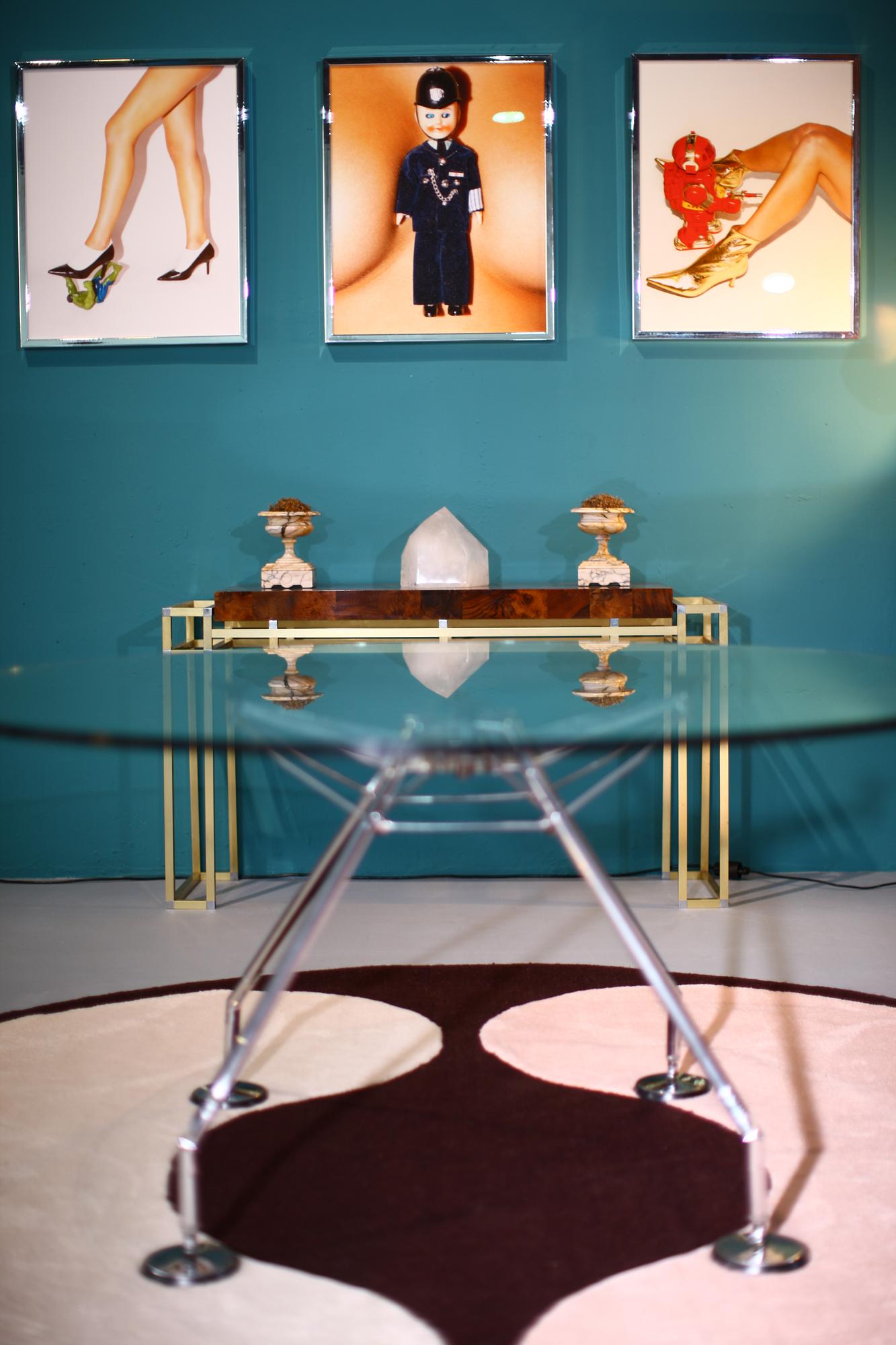 Nomos Dining Table Glass 1986 ø150cm 7