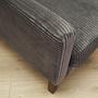 Vintage Sessel Buchenholz Samt Grau 1970er Jahre 12