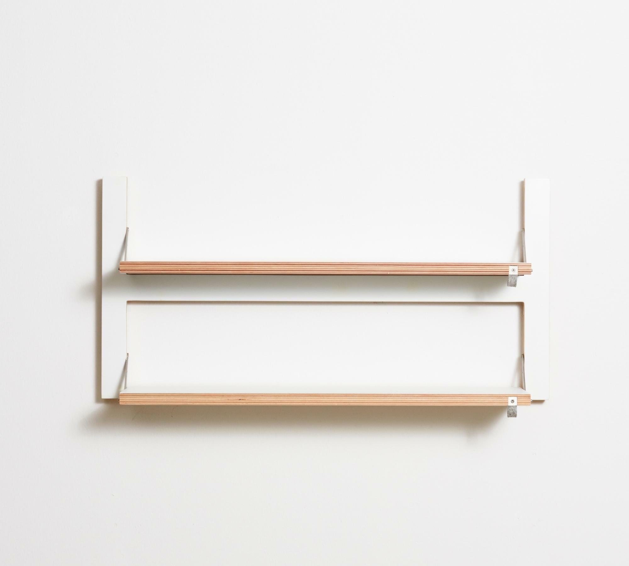 Fläpps Regal Holz Weiß 80 x 40 cm 1