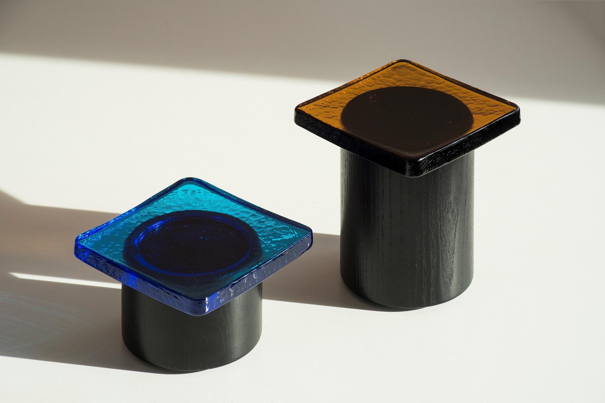 PIEDUCCIO Bowl L Ash wood Black Stained 3