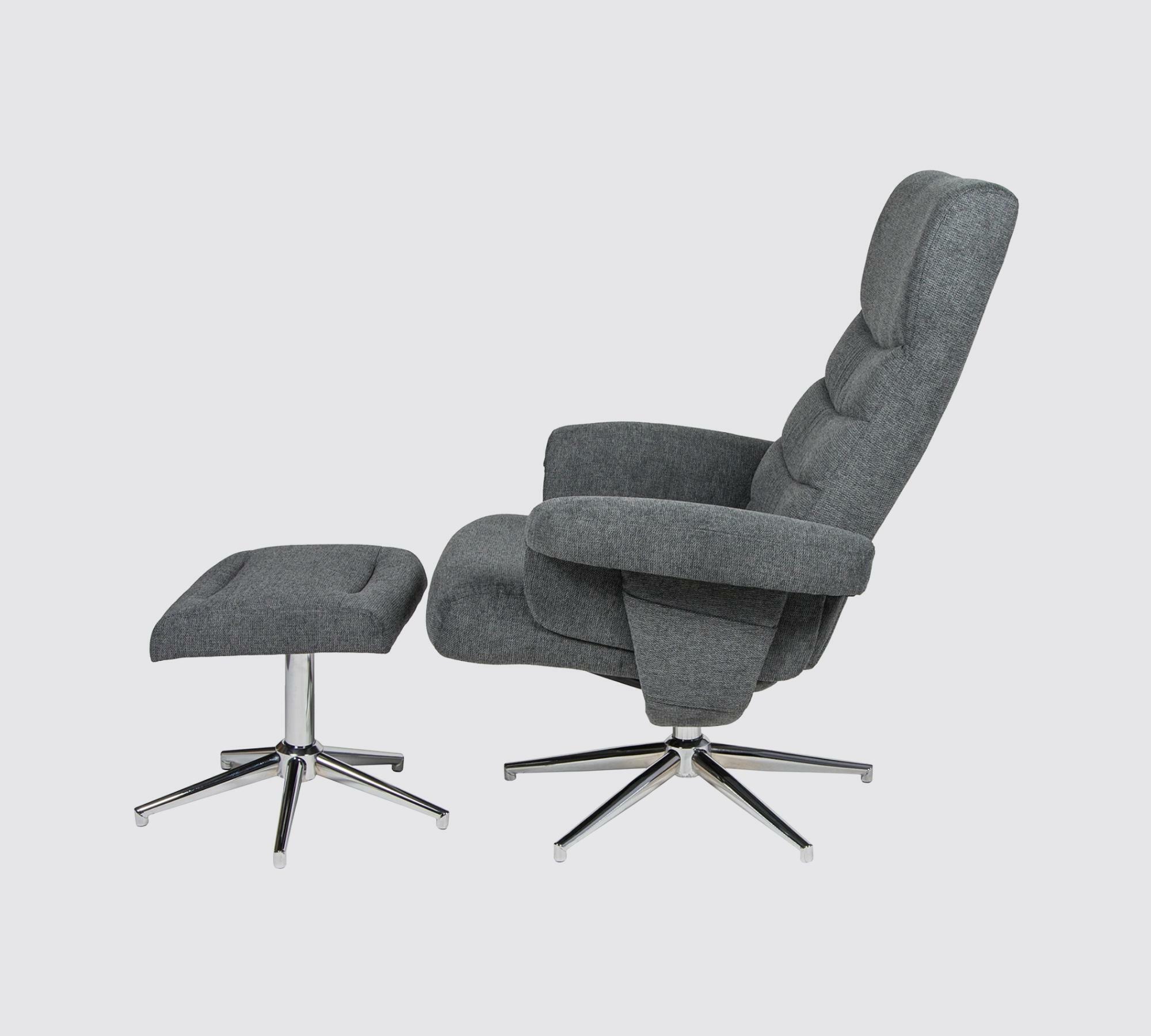 Sessel Webstoff Grau 1