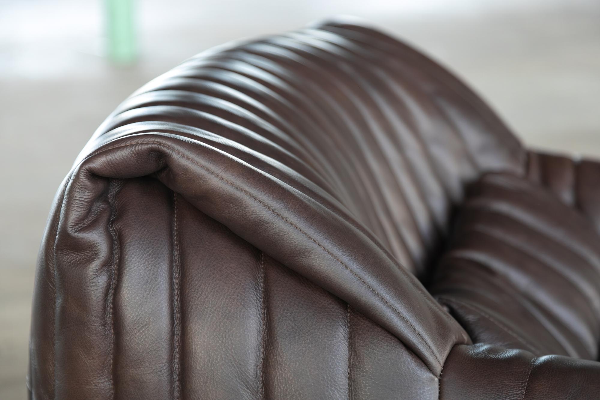 Togo Armchair Smooth Leather Folk Brown 5