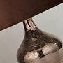 Tischleuchte Smoked Mosaic Stahl Braun Gold 4