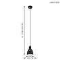 Pendant lamp Priddy II Black 2