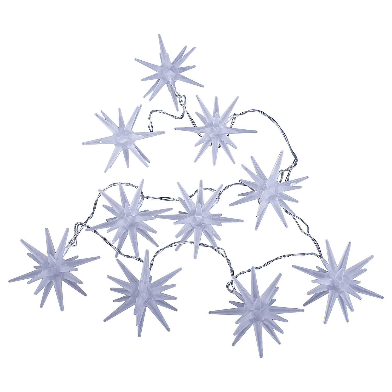 LED string lights Stars White 3