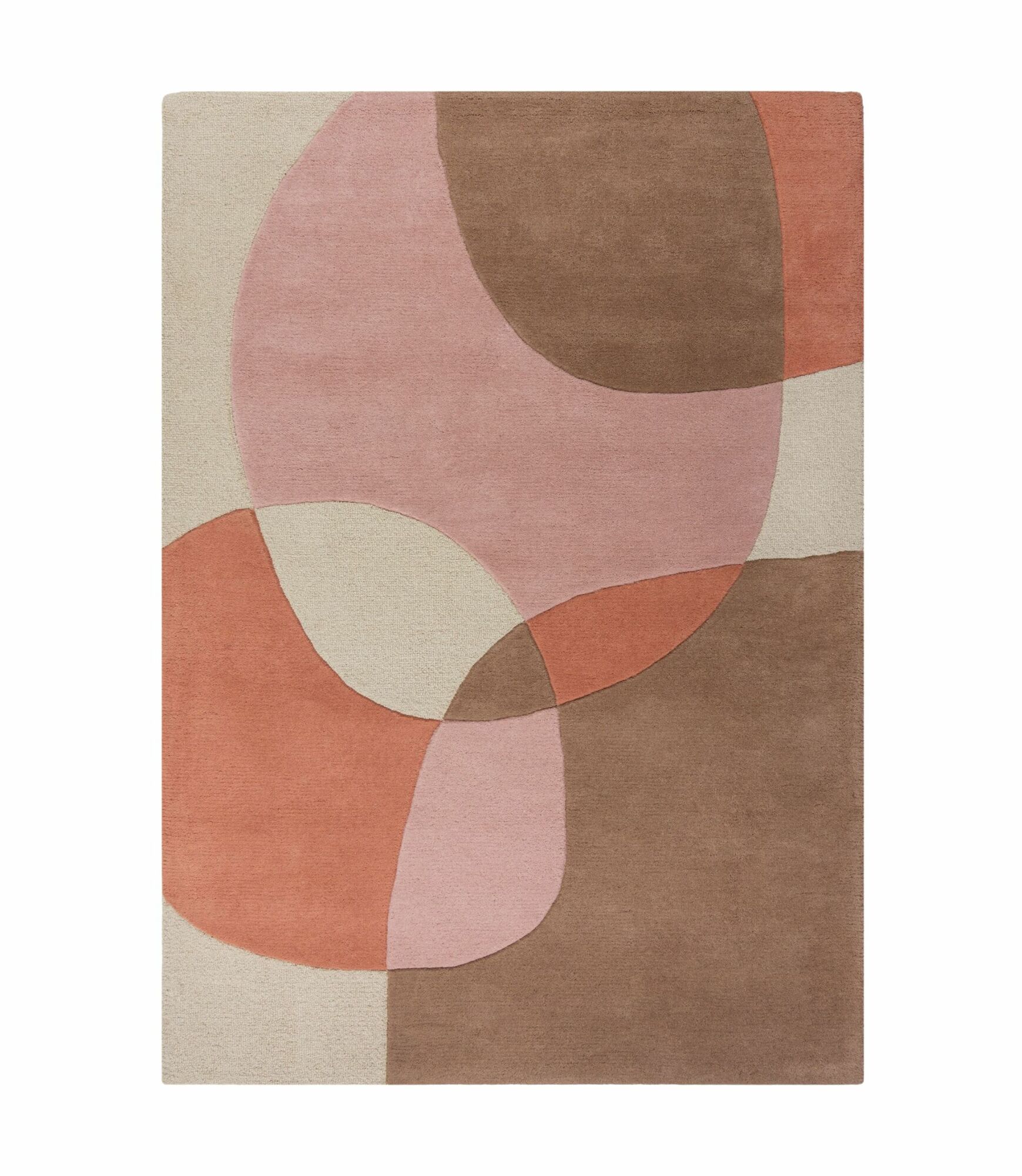 Wollteppich Glow Terracotta 120 x 170 cm 0