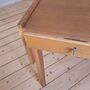 Vintage Schreibtisch Bauhausstil Holz 8