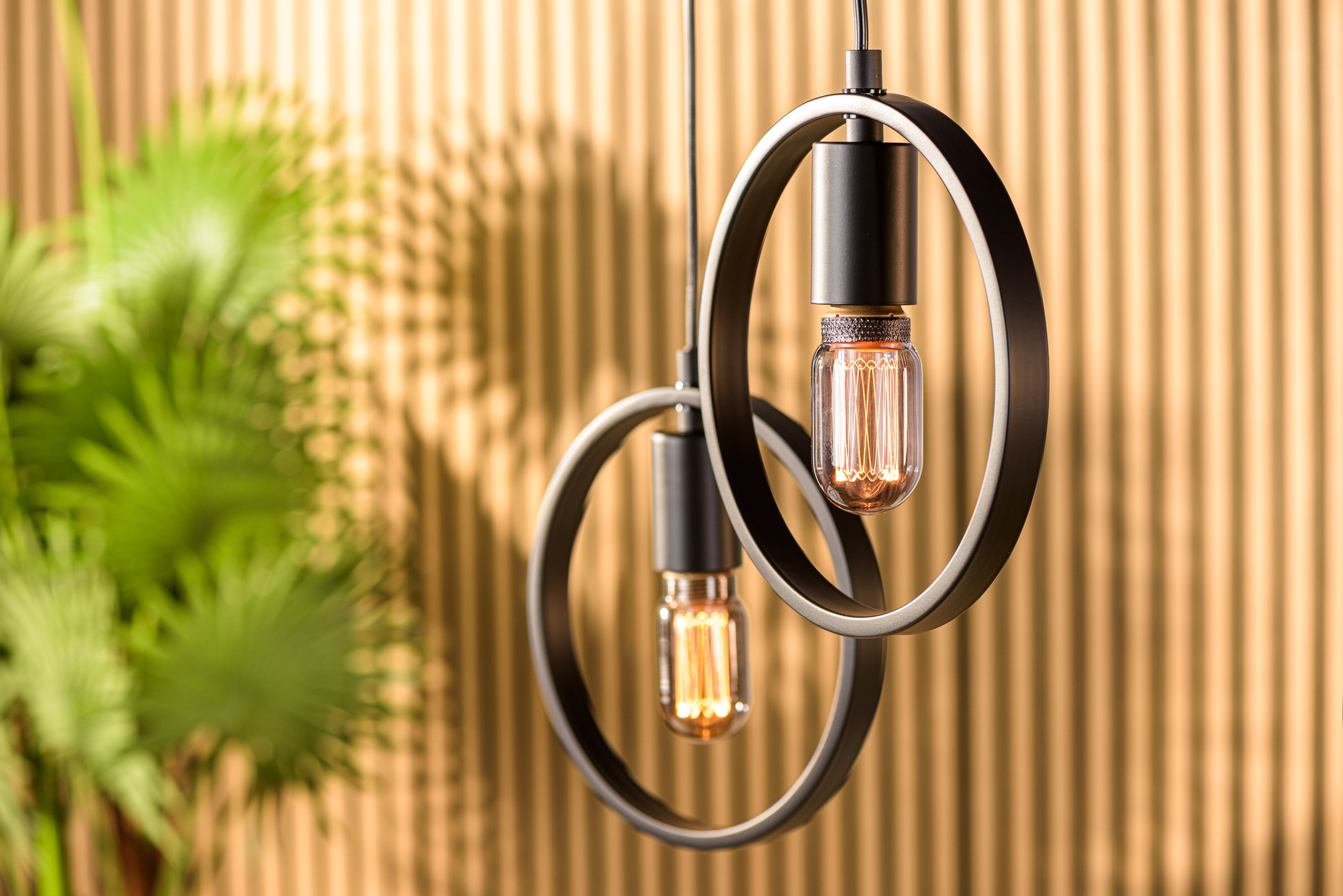 Pendant Light 3-Light Metal Black 3
