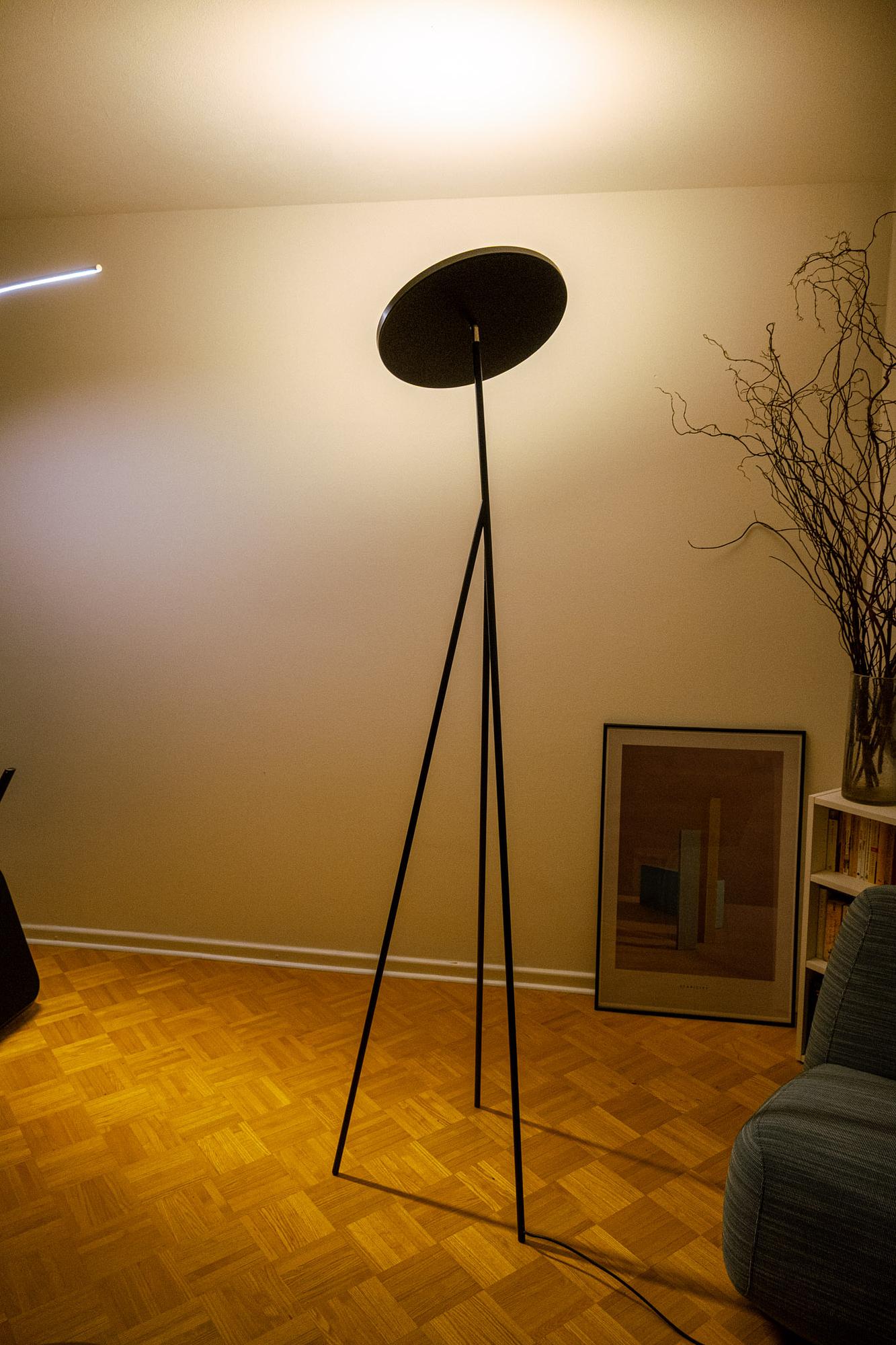 FARO Deckenfluter Stahl Schwarz 0