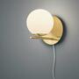 1-flammige Wandleuchte Aluminium Gold 0