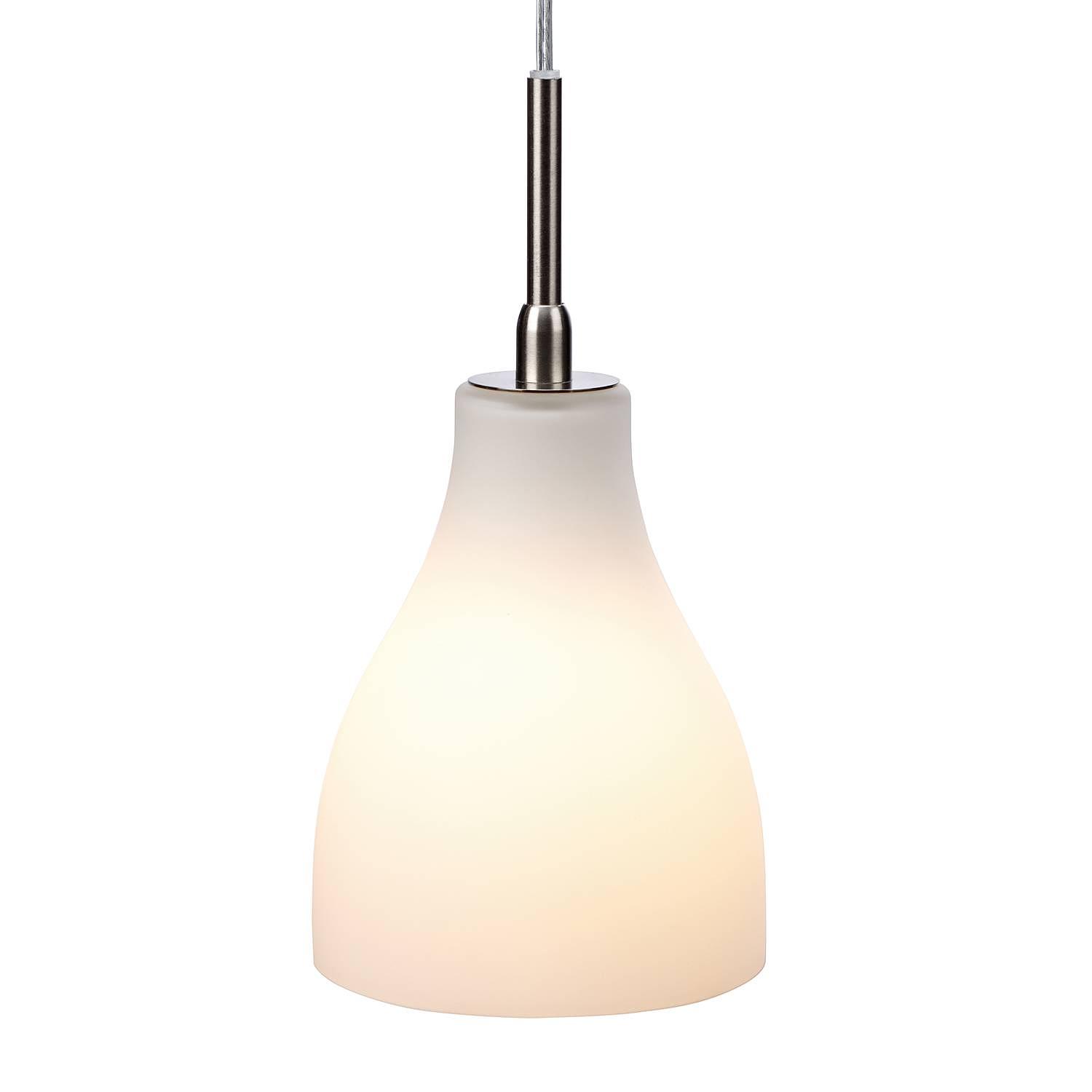 Pendant lamp milk glass white 0