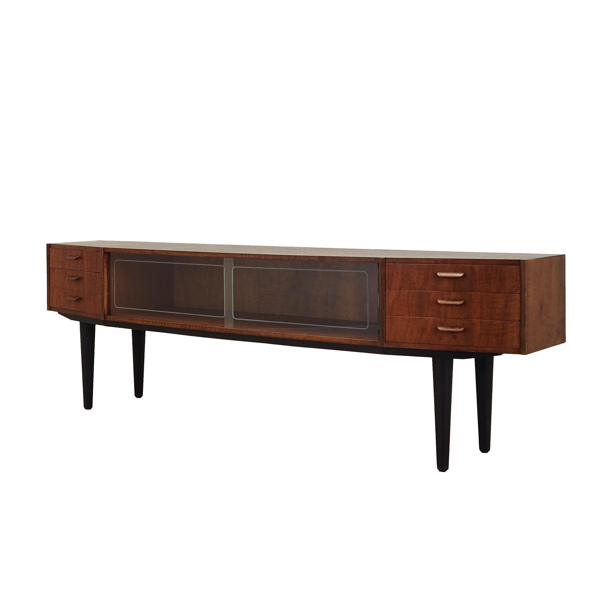 Lowboard Walnut Brown 1960s 0