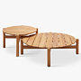 Majorelle Gartentisch Holz 3