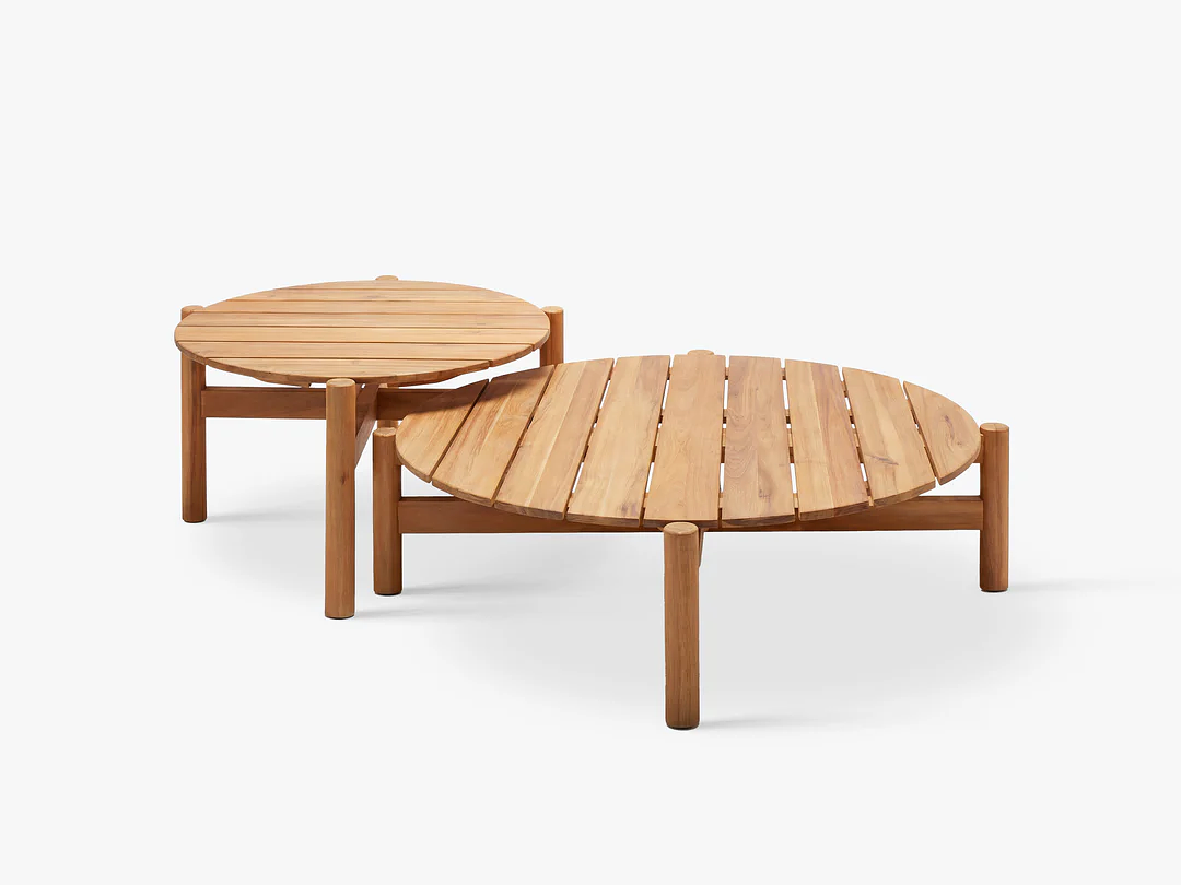 Majorelle Gartentisch Holz 3