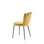 2x Limhamn Stuhl-Set Samt Gelb 5