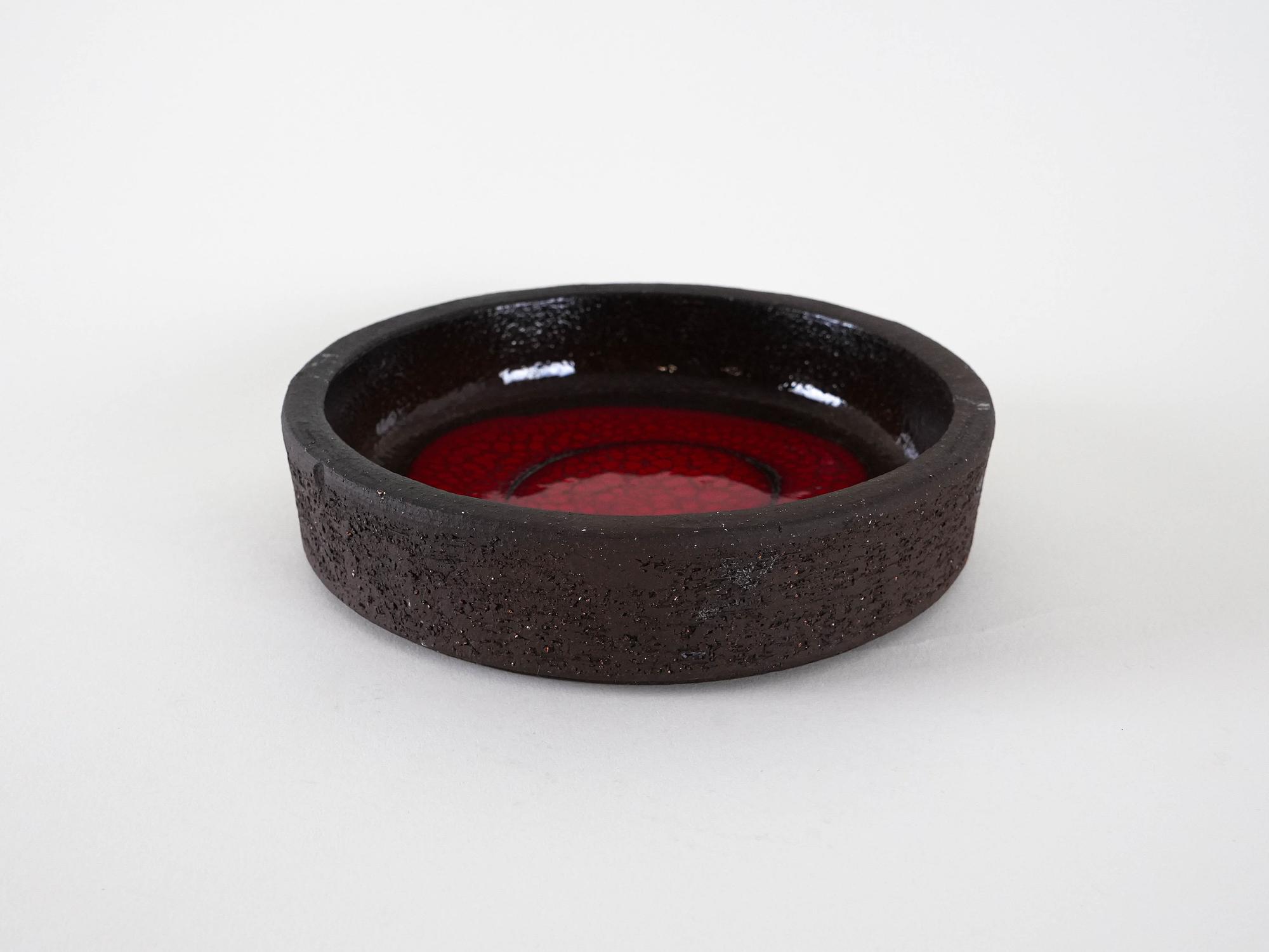 Ceramic bowl Red 6