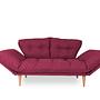 Nina Daybed Schlafsofa 3-Sitzer Dunkelrot 4