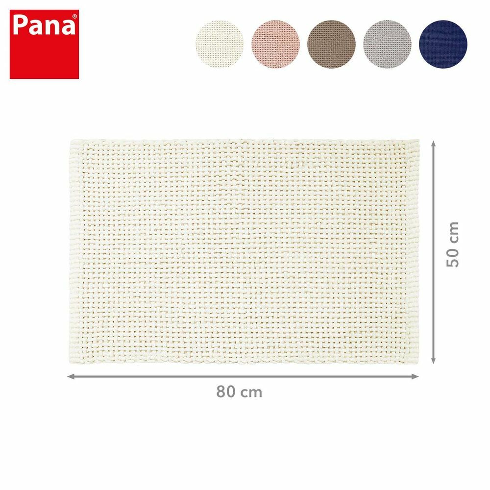 Badematte Baumwollmischgewebe Weiß Öko-Tex Standard 100 2