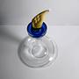 Vintage Postmodern Weinkaraffe Glas 2