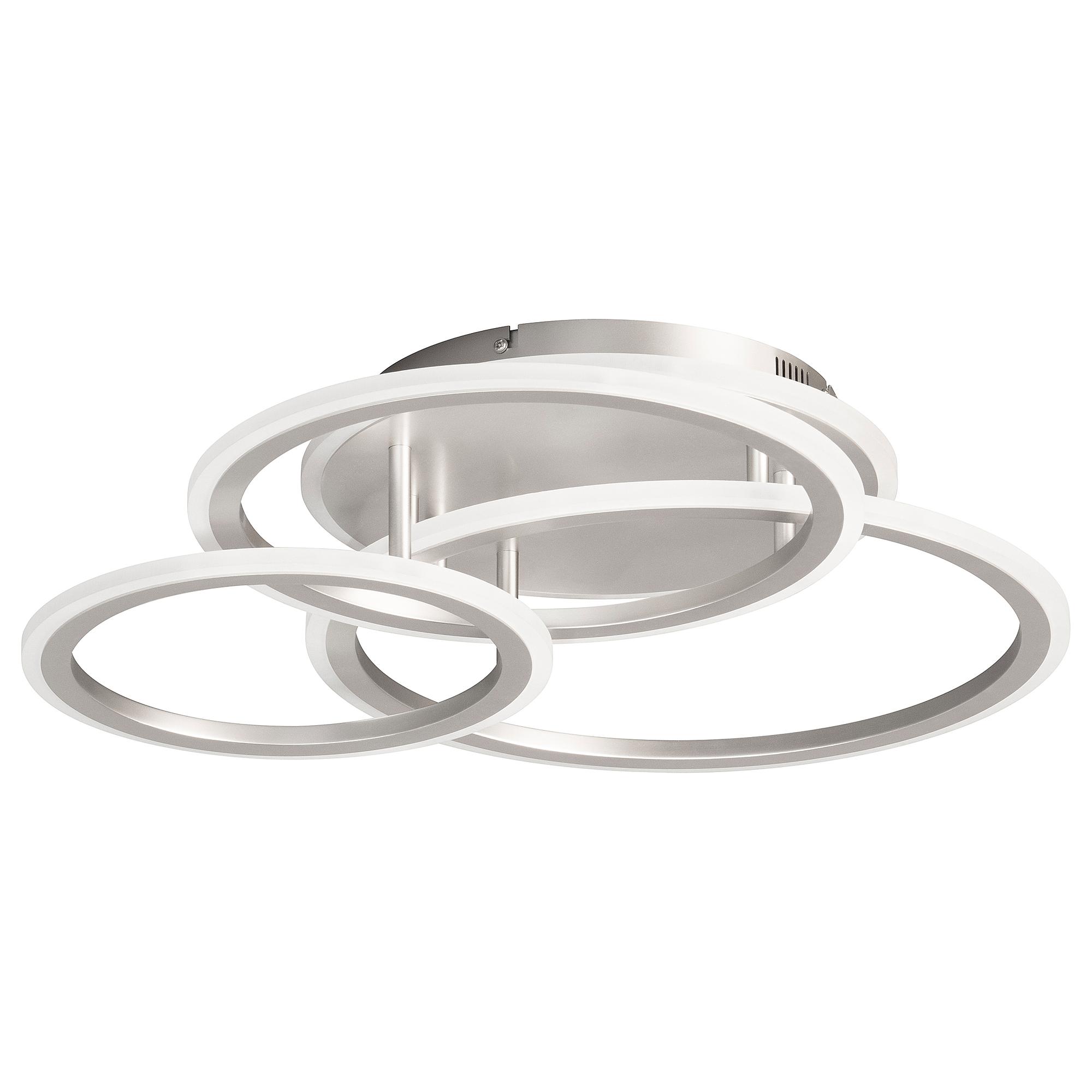 LED Ceiling Light Gelder Round Iron Acrylic Glass 0