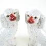 Spaniel Figures Ceramic White 9