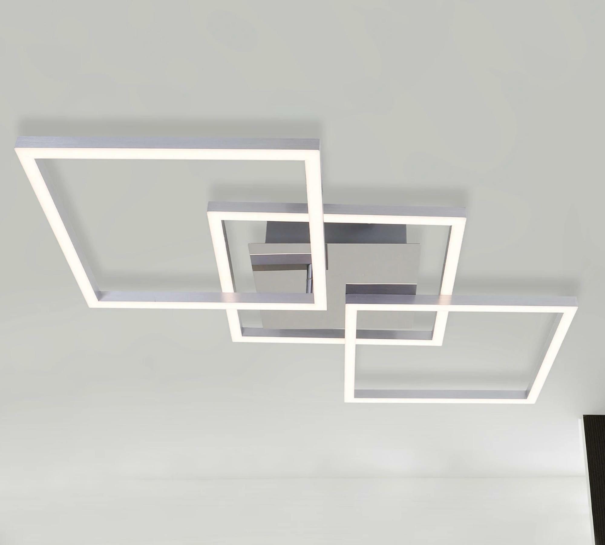 LED-Deckenleuchte Metall quadratisch 3