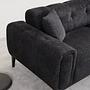 Athena 3-seater sofa bed Black 8