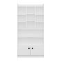 Tokyo Bookshelf Wood Veneer White 6