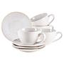 Panki Coffee Cup Set 8-Piece Stoneware White 0