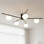 5-Light Rei Ceiling Lamp Iron Black 0