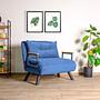 Sando Sleeper Chair Blue 0