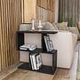 Life Side table Wood veneer Black 1