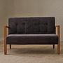 Kemer Sofa Buchenholz Anthracite 1