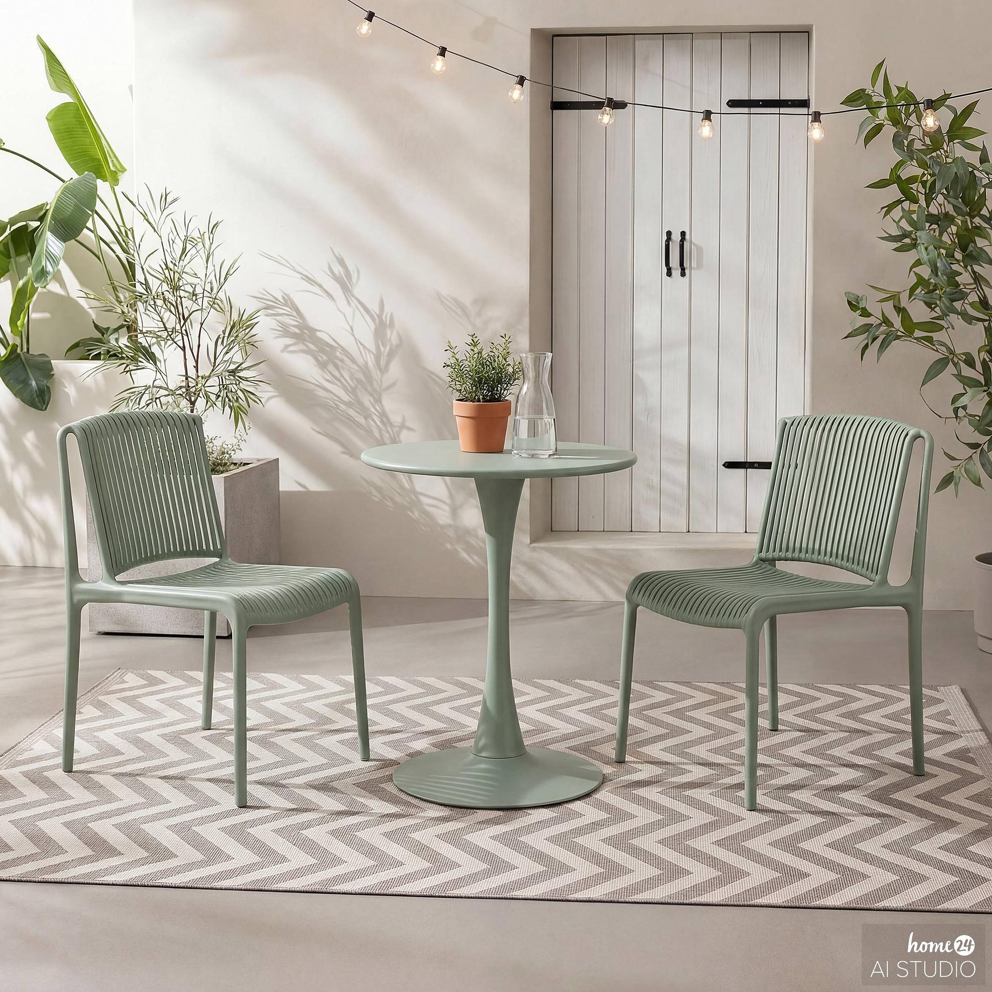 Gartentisch Vireo Stahl Salbei 3