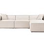 Lora Corner Sofa Light Brown 3