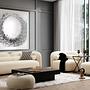 Victoria 3-seater sofa cream 1