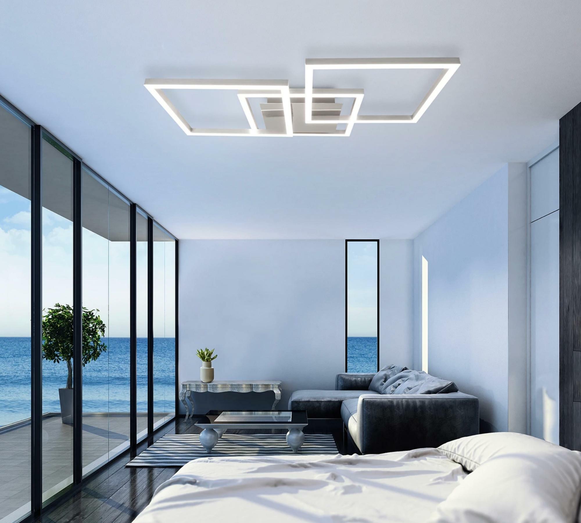 LED ceiling light Metal square 4